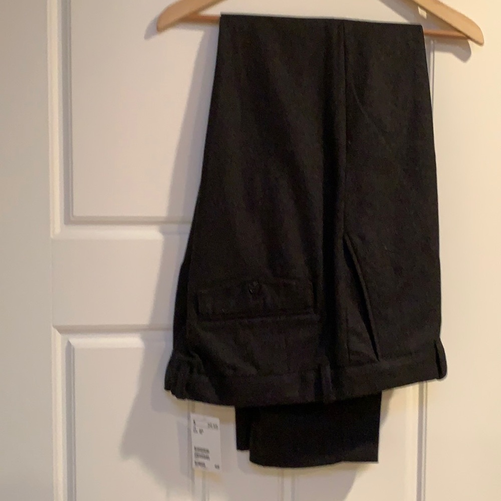 NWT- H&M wool dress pants-Charcoal